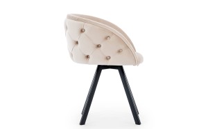Krzesło Diamond tapicerowane z pikowanym oparciem Meble Nova