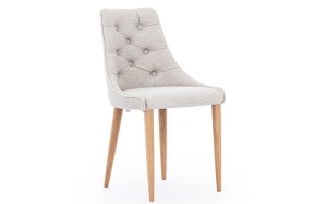 Krzesło Ultra Pik z dekoracyjnym pikowaniem w stylu modern classic
