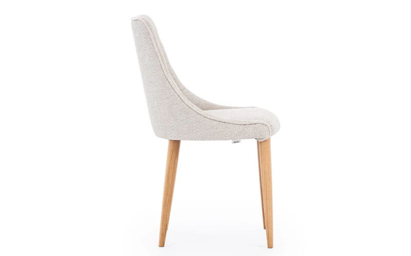 Krzesło Ultra Pik z dekoracyjnym pikowaniem w stylu modern classic