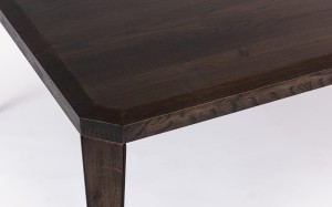 Minimalistyczny stolik kawowy drewno i metal Meble Nova