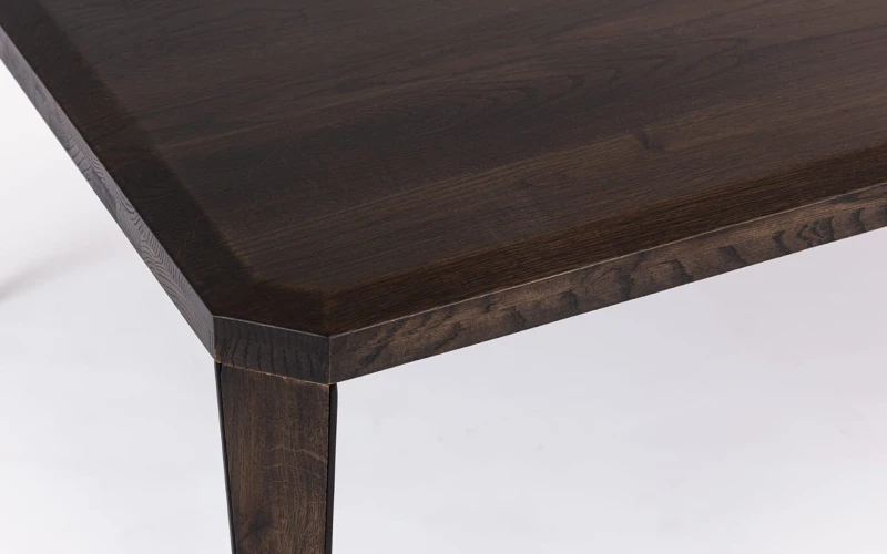 Minimalistyczny stolik kawowy drewno i metal Meble Nova