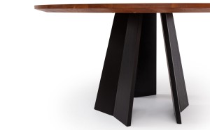 Stół Orio dębowy z obrotowym spiekiem kwarcowym Meble Nova