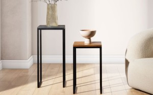 Stolik Grace Stone jako element eleganckiej strefy wypoczynkowej