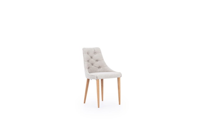 Krzesło Ultra Pik z dekoracyjnym pikowaniem w stylu modern classic