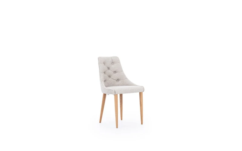 Krzesło Ultra Pik z dekoracyjnym pikowaniem w stylu modern classic